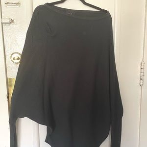 Poncho style sweater